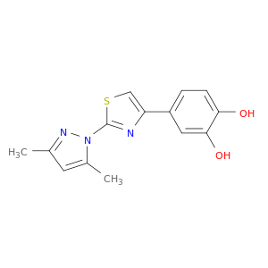 4-(2-(3,5-DIMETHYL-1-PYRAZOLYL)-THIAZOL-4-YL)PYROCATECHOL