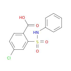 4-氯-2-(N-苯基氨基磺酰基)苯甲酸