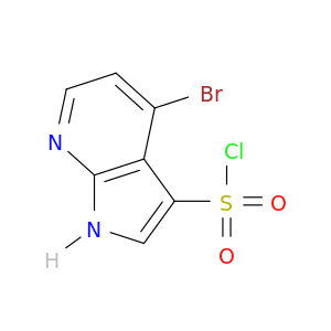 4-Bromo-1H-pyrrolo[2,3-b]pyridine-3-sulfonyl Chloride