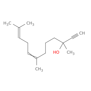 7,10-Dodecadien-1-yn-3-ol, 3,7,11-trimethyl-