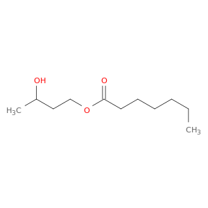 Heptanoic acid, 3-hydroxybutyl ester