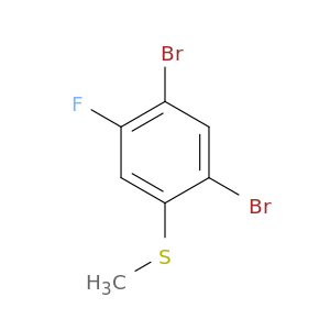 2,4-Dibromo-5-fluorothioanisole