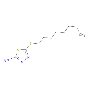 1,3,4-Thiadiazol-2-amine, 5-(octylthio)-