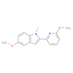1H-Indole, 5-methoxy-2-(6-methoxy-2-pyridinyl)-