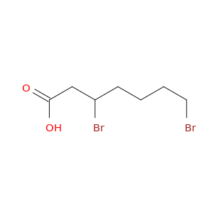 Heptanoic acid, 3,7-dibromo-