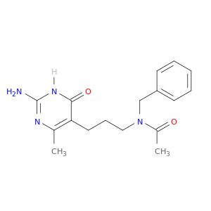 Acetamide,N-[3-(2-amino-1,6-dihydro-4-methyl-6-oxo-5-pyrimidinyl)propyl]-N-(phenylmethyl)-