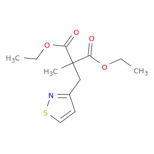 Malonic acid,(3-isothiazolylmethyl)methyl-, diethyl ester (7CI,8CI)
