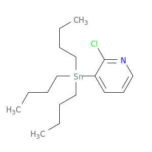 Pyridine, 2-chloro-3-(tributylstannyl)-
