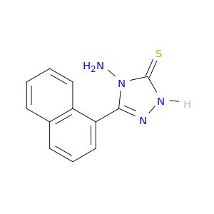 3H-1,2,4-Triazole-3-thione, 4-amino-2,4-dihydro-5-(1-naphthalenyl)-