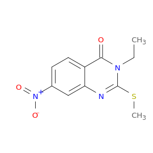 4(3H)-Quinazolinone, 3-ethyl-2-(methylthio)-7-nitro-