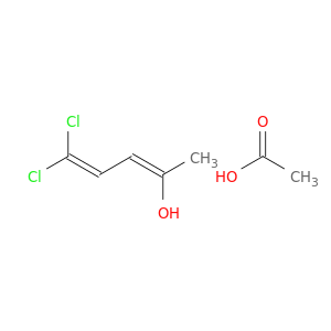 2,4-Pentadien-2-ol, 5,5-dichloro-, acetate, (Z)-