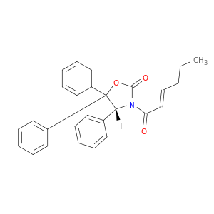 2-Oxazolidinone, 3-[(2E)-1-oxo-2-hexenyl]-4,5,5-triphenyl-, (4R)-