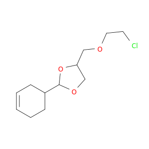 1,3-Dioxolane, 4-[(2-chloroethoxy)methyl]-2-(3-cyclohexen-1-yl)-