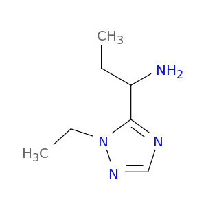 1-(1-Ethyl-1H-1,2,4-triazol-5-yl)propan-1-amine