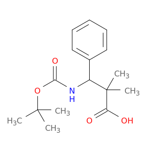 3-{[(tert-Butoxy)carbonyl]amino}-2,2-dimethyl-3-phenylpropanoic Acid