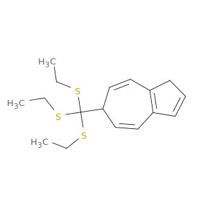 Azulene, 1,6-dihydro-6-[tris(ethylthio)methyl]-