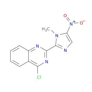 Quinazoline, 4-chloro-2-(1-methyl-5-nitro-1H-imidazol-2-yl)-