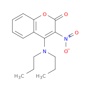 4-Dipropylamino-3-nitrocoumarin