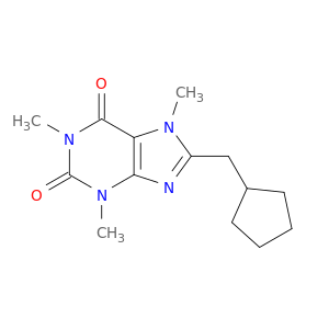 8-(CYCLOPENTYLMETHYL)CAFFEINE