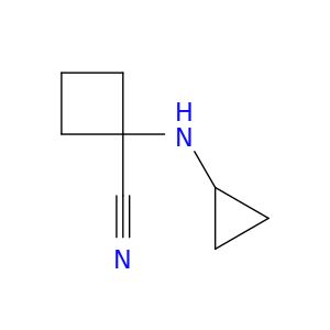 1-(cyclopropylamino)cyclobutane-1-carbonitrile