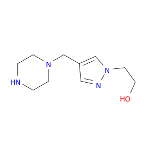 2-[4-(piperazin-1-ylmethyl)-1H-pyrazol-1-yl]ethan-1-ol
