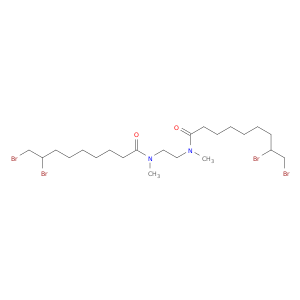 Nonanamide, N,N'-1,2-ethanediylbis[8,9-dibromo-N-methyl-