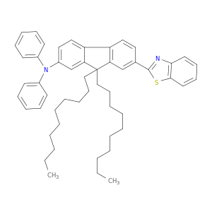 9H-Fluoren-2-amine, 7-(2-benzothiazolyl)-9,9-didecyl-N,N-diphenyl-