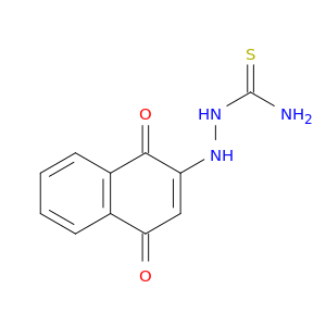 Hydrazinecarbothioamide, 2-(1,4-dihydro-1,4-dioxo-2-naphthalenyl)-