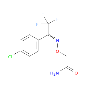 Acetamide, 2-[[[1-(4-chlorophenyl)-2,2,2-trifluoroethylidene]amino]oxy]-