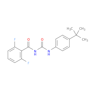 N-(((4-(1,1-Dimethylethyl)phenyl)amino)carbonyl)-2,6-difluorobenzamide