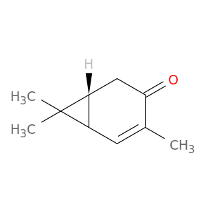 Bicyclo[4.1.0]hept-4-en-3-one, 4,7,7-trimethyl-, (1R)-