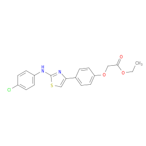 Acetic acid,2-[4-[2-[(4-chlorophenyl)amino]-4-thiazolyl]phenoxy]-, ethyl ester