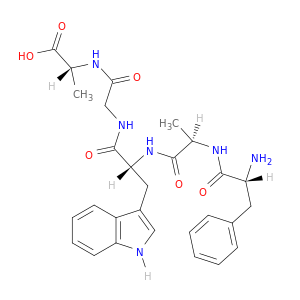 D-Alanine, D-phenylalanyl-D-alanyl-D-tryptophylglycyl-