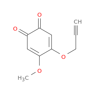 3,5-Cyclohexadiene-1,2-dione, 4-methoxy-5-(2-propynyloxy)-