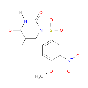 2,4(1H,3H)-Pyrimidinedione,5-fluoro-1-[(4-methoxy-3-nitrophenyl)sulfonyl]-