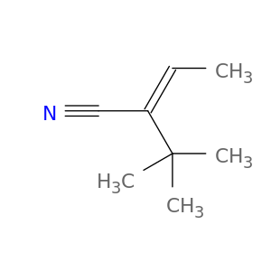 2-Butenenitrile, 2-(1,1-dimethylethyl)-, (E)-
