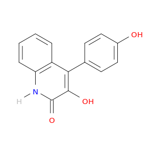 2(1H)-Quinolinone, 3-hydroxy-4-(4-hydroxyphenyl)-