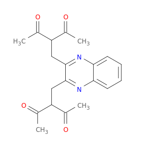 2,4-Pentanedione, 3,3'-[2,3-quinoxalinediylbis(methylene)]bis-