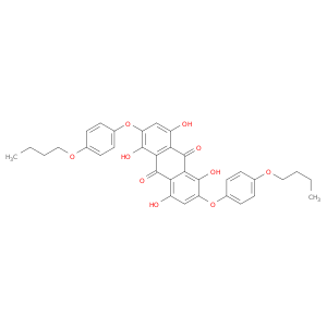 9,10-Anthracenedione, 2,6-bis(4-butoxyphenoxy)-1,4,5,8-tetrahydroxy-