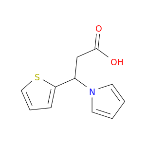 3-(1H-Pyrrol-1-yl)-3-(thiophen-2-yl)propanoic Acid