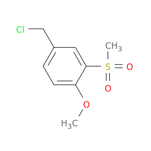 4-(chloromethyl)-2-methanesulfonyl-1-methoxybenzene
