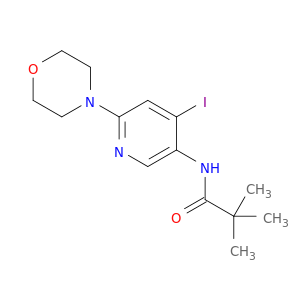Propanamide, N-[4-iodo-6-(4-morpholinyl)-3-pyridinyl]-2,2-dimethyl-