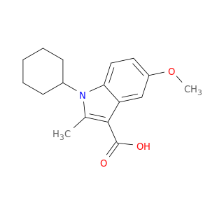 1-Cyclohexyl-5-methoxy-2-methyl-1H-indole-3-carboxylic Acid