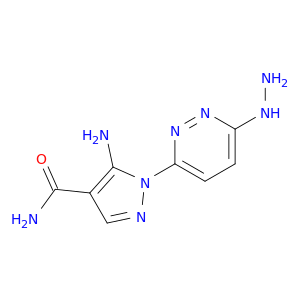 5-amino-1-(6-hydrazinopyridazin-3-yl)-1h-pyrazole-4-carboxamide