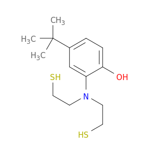 Phenol, 2-[bis(2-mercaptoethyl)amino]-4-(1,1-dimethylethyl)-