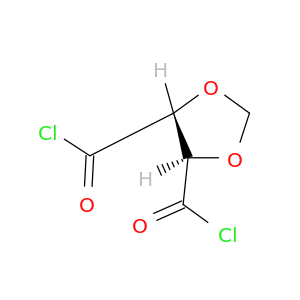 1,3-Dioxolane-4,5-dicarbonyl dichloride, (4R-trans)- (9CI)
