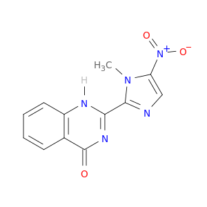 4(1H)-Quinazolinone, 2-(1-methyl-5-nitro-1H-imidazol-2-yl)-