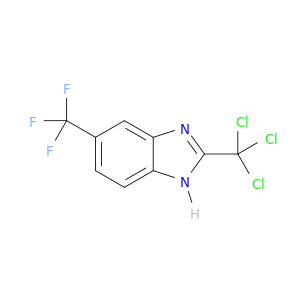 1H-Benzimidazole, 2-(trichloromethyl)-5-(trifluoromethyl)-