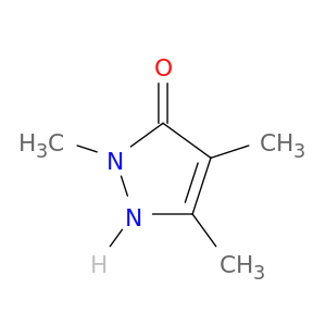 3H-Pyrazol-3-one, 1,2-dihydro-2,4,5-trimethyl-