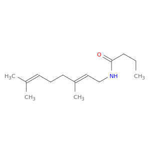 Butanamide, N-[(2E)-3,7-dimethyl-2,6-octadienyl]-